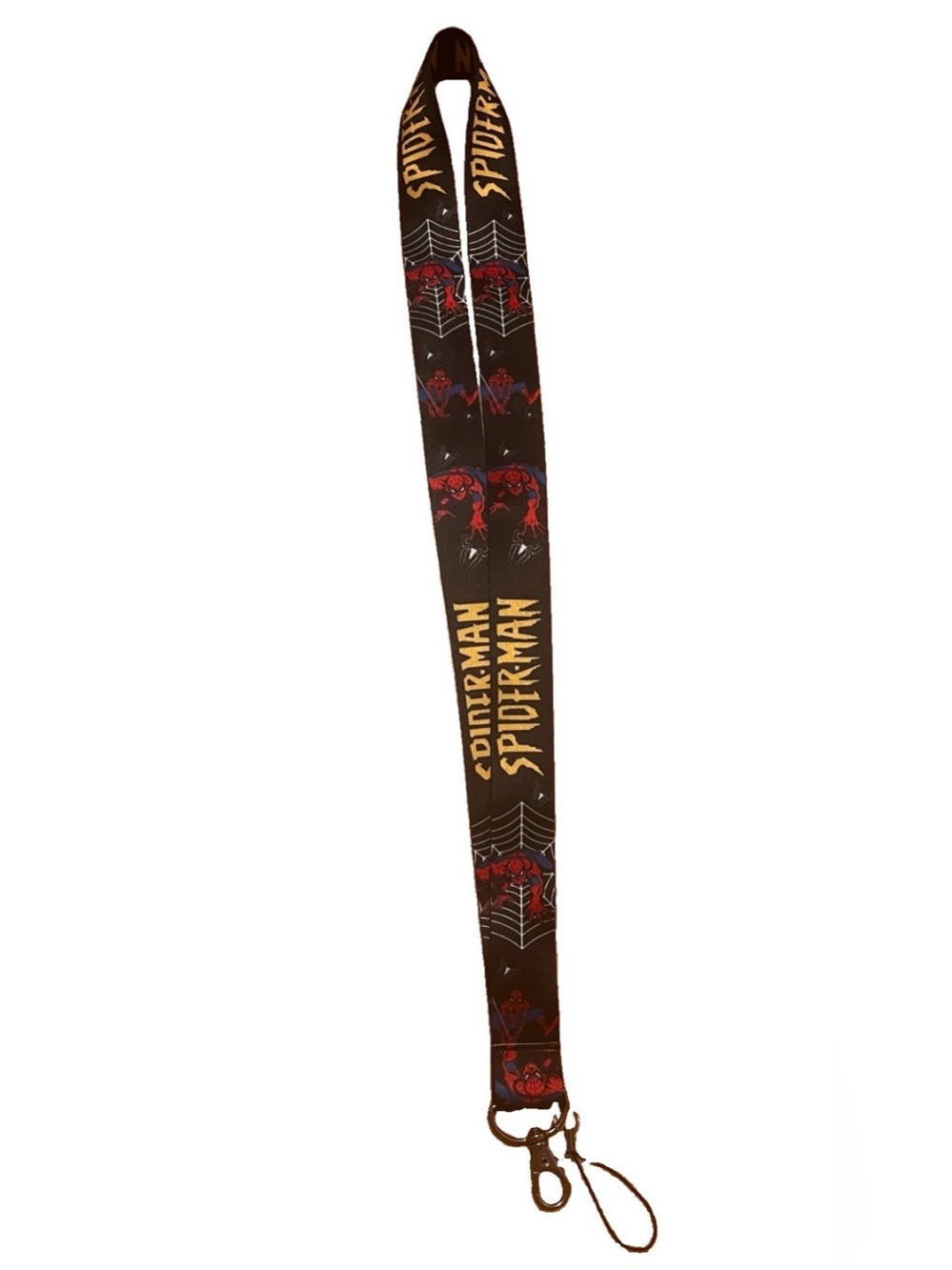 Marvel SpiderMan Neck Lanyard Keychain ID Badge Holder